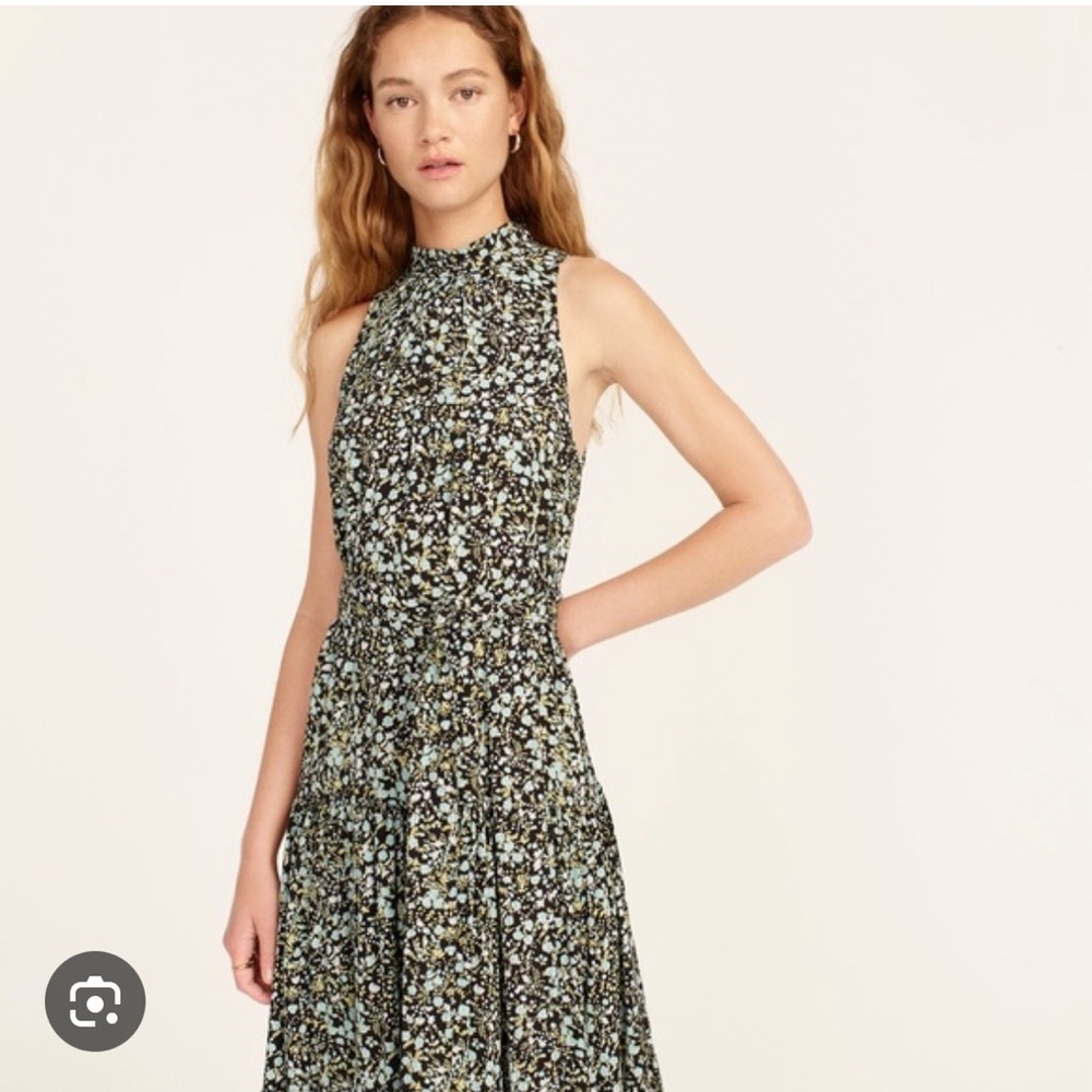 J Crew size 4 drapery tiered dress in fall garden floral size small new nwt